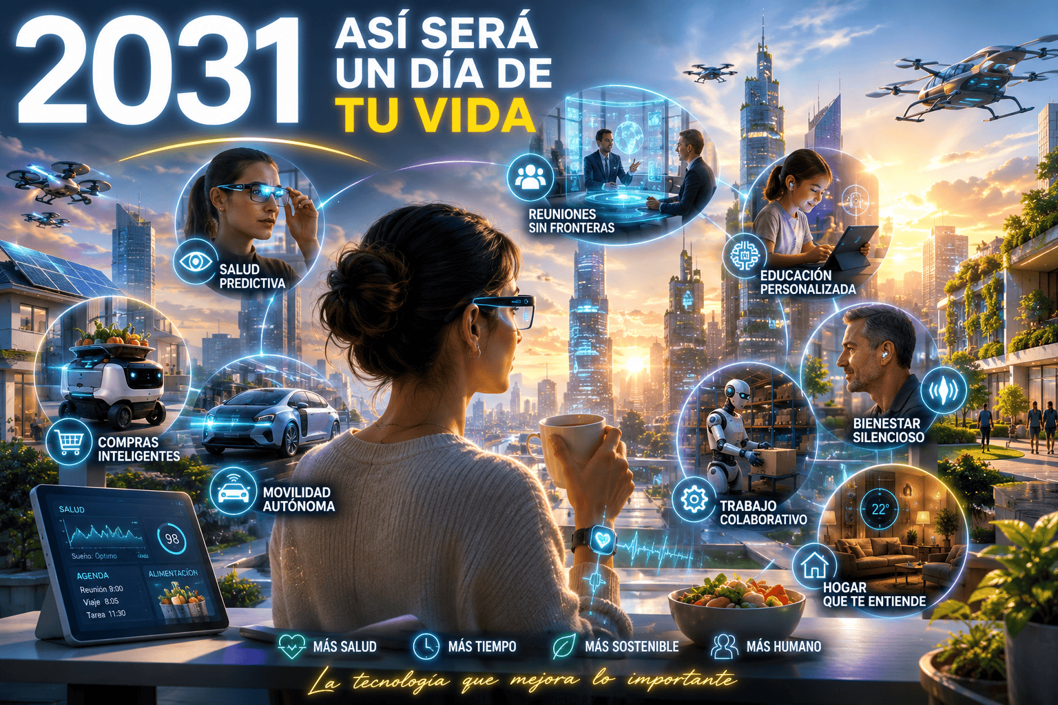 un día de tu vida en 2031 futuro,tecnologia,ia