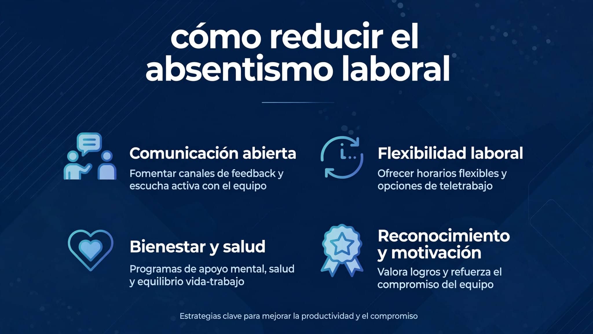 como reducir el absentismo laboral absentismo laboral