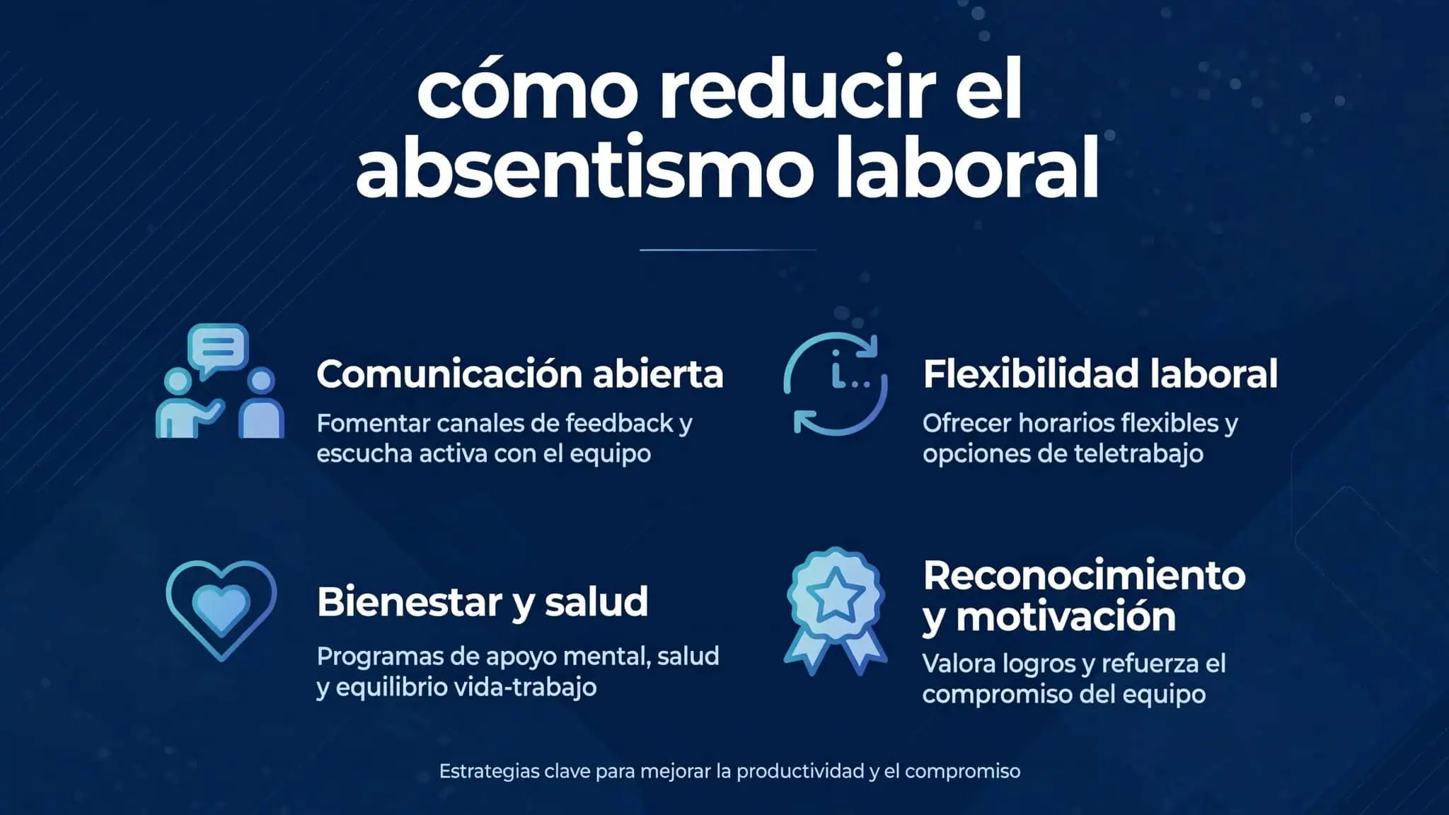 como reducir el absentismo laboral absentismo laboral